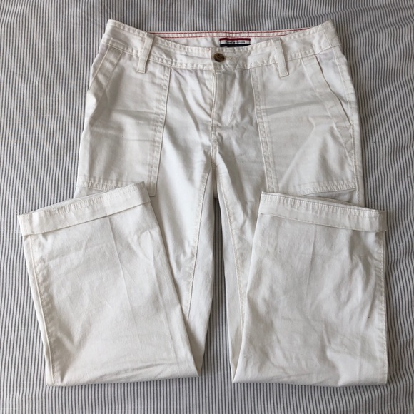 Tommy Hilfiger white high rise pants - Picture 1 of 5